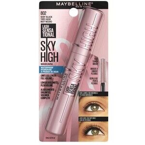 NEW Maybelline Sky High Mascara Waterproof Very Black 802 Lash Sensational